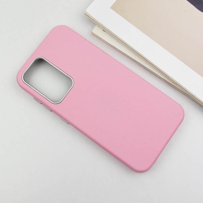 Фото Шкіряний чохол Leather Case Metal Buttons на Samsung Galaxy A55 (Light Pink) в маназині vchehle.ua