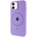 Чехол Silicone Case Full Protective (AA) with Magnetic Safe для Apple iPhone 11 (6.1") (Сиреневый / Dasheen)