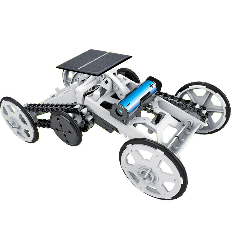 Конструктор позашляховик-скелелаз на сонячній батареї DYY008 Diy Solar (White)
