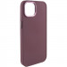 TPU чехол Bonbon Metal Style для Apple iPhone 14 (6.1") (Бордовый / Plum)