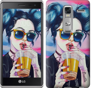 

Чехол Арт-девушка в очках для LG H650E Zero / Class 247087