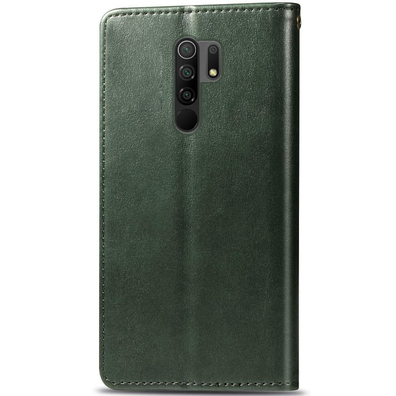 Шкіряний чохол-книжка GETMAN Gallant (PU) для Xiaomi Redmi Note 8 Pro (Зелений) в магазині vchehle.ua