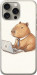 Чохол Funny Capybara CEO Working на iPhone 15 Pro Max