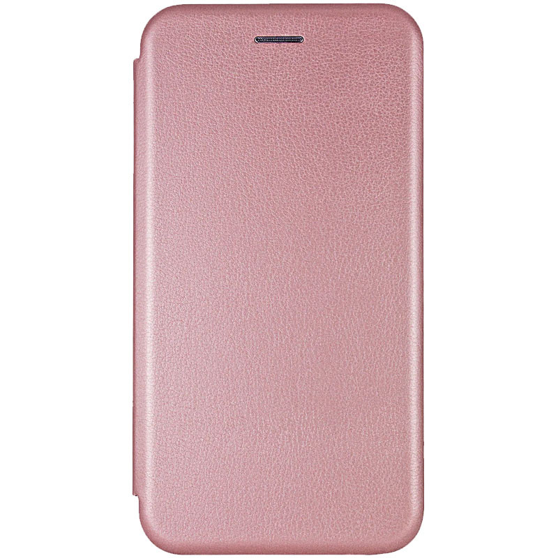 Кожаный чехол-книжка Classy для Xiaomi Redmi 10 (Rose Gold)