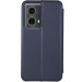Фото Кожаный чехол-книжка Classy для Motorola Moto G85 (Темно-синий) на vchehle.ua