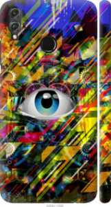 Чехол Абстрактный глаз для Huawei Honor 8X