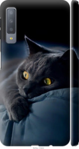 Чохол Димчастий кіт на Samsung Galaxy A7 (2018) A750F