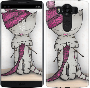 

Чехол Кошка рукодельница для LG V10 H962 584252