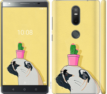 

Чехол Мопс с кактусом для Lenovo Phab 2 Plus 795547
