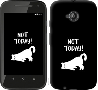 

Чехол Уставший кот для Motorola Moto E2 874591