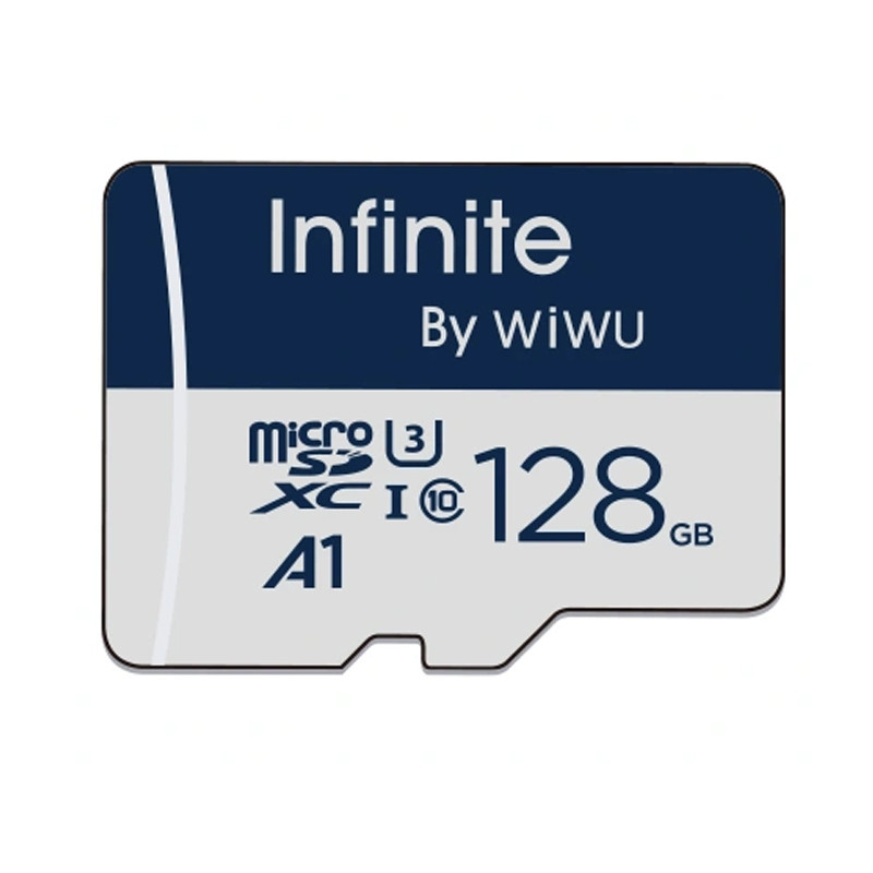 Карта памяти Wiwu Wi-FC004 Infinite Series (U3, C10) microSDXC Class 10 - 128GB (без адаптера) (Blue)