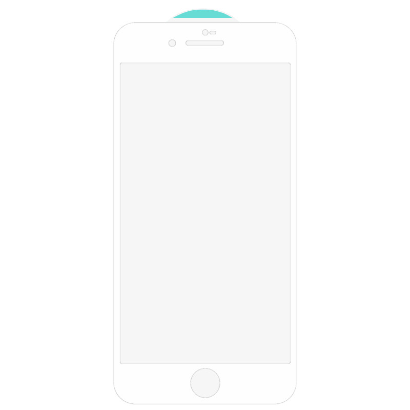 Фото Защитное стекло SKLO 3D (full glue) для Apple iPhone 7 / 8 / SE (2020) (4.7") (Белый) на vchehle.ua