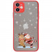 TPU+PC чехол Christmas time для Apple iPhone 12 (6.1") (Санта)