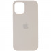 Чохол Silicone Case (AA) на Apple iPhone 12 Pro / 12 (6.1") (Эстетический дефект / Бежевий / Antigue White)