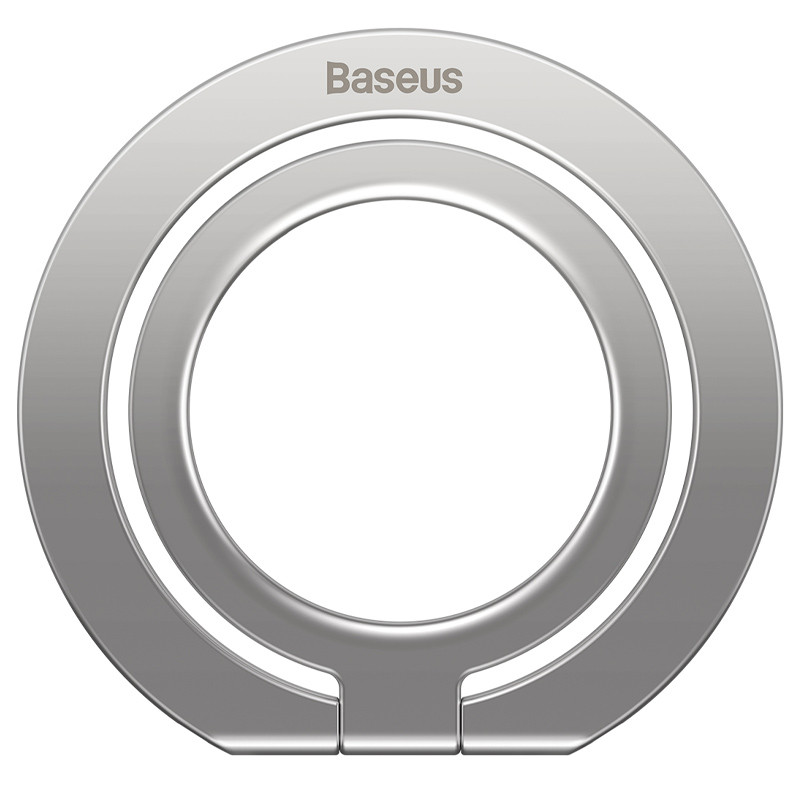 Держатель для телефона Baseus Halo Series Foldable Metal Ring (Single ring) (SUCH00001) (Silver)