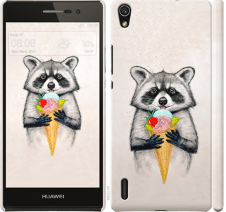 

Чохол Єнотик з морозивом на Huawei Ascend P7 801326