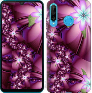 Чехол Цветочная мозаика для Huawei Honor 10i