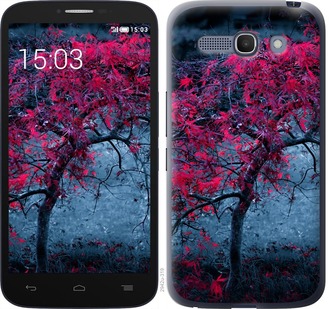 

Чехол Дерево с яркими листьями для Alcatel One Touch POP C9 736687