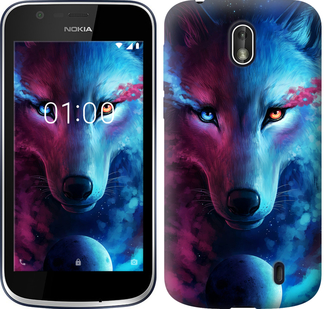 Чохол Арт-вовк на Nokia 1
