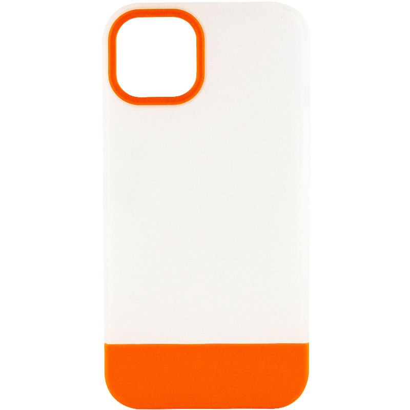 Чехол TPU+PC Bichromatic для Apple iPhone 13 (6.1") (Matte / Orange)