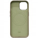 Фото Чохол Denim with Magnetic safe на Apple iPhone 15 (6.1") (Olive) в маназині vchehle.ua