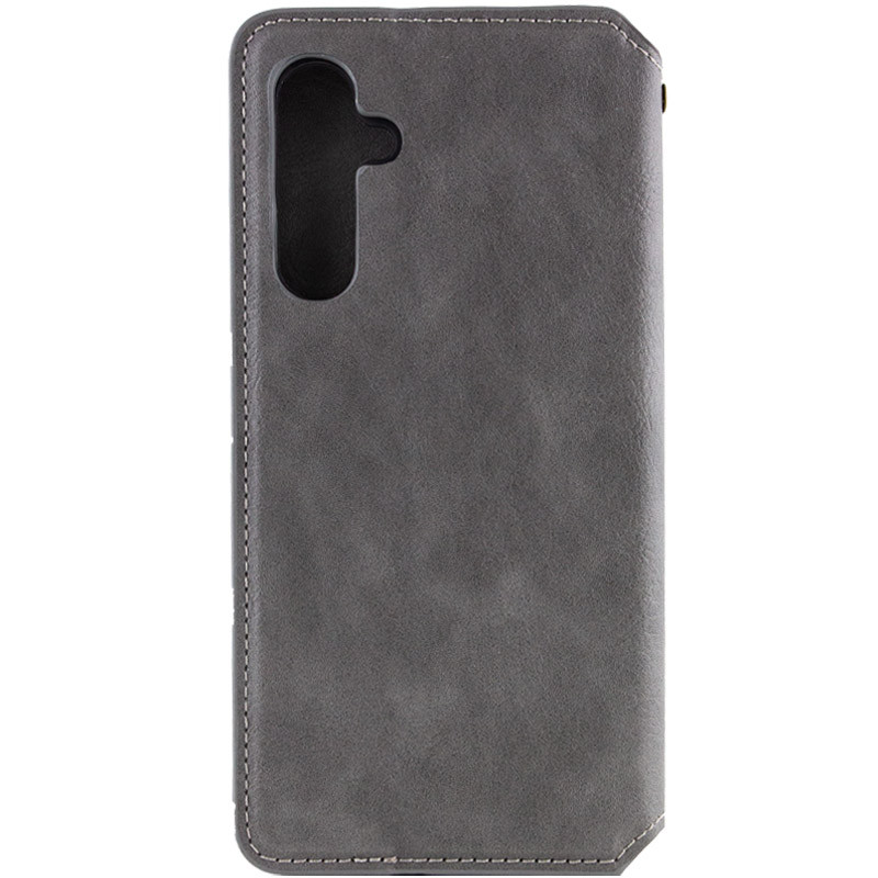 Фото Кожаный чехол-книжка GETMAN Cubic (PU) для Samsung Galaxy A35 (Серый) на vchehle.ua
