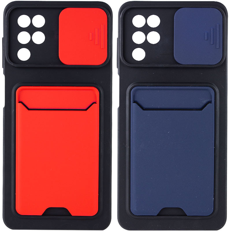 TPU+PC чехол Card Holder для Samsung Galaxy A22 4G