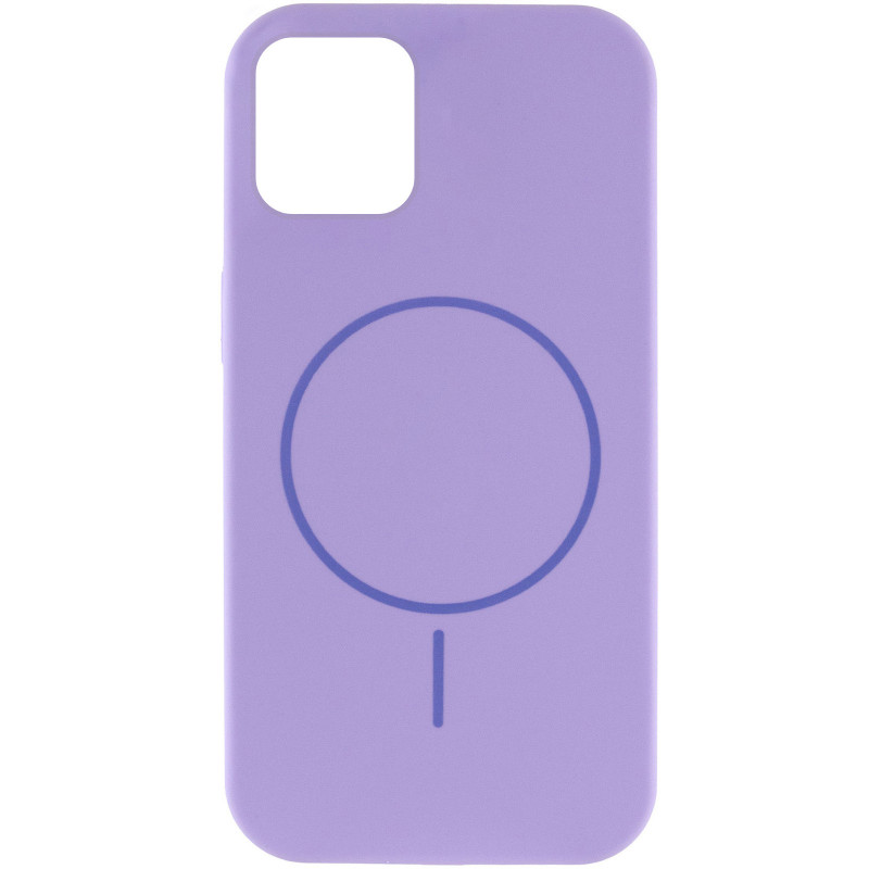 Фото Чохол Silicone Case Full Protective (AA) NO LOGO with Magnetic Safe на Apple iPhone 11 Pro Max (6.5") (Бузковий / Dasheen) на vchehle.ua