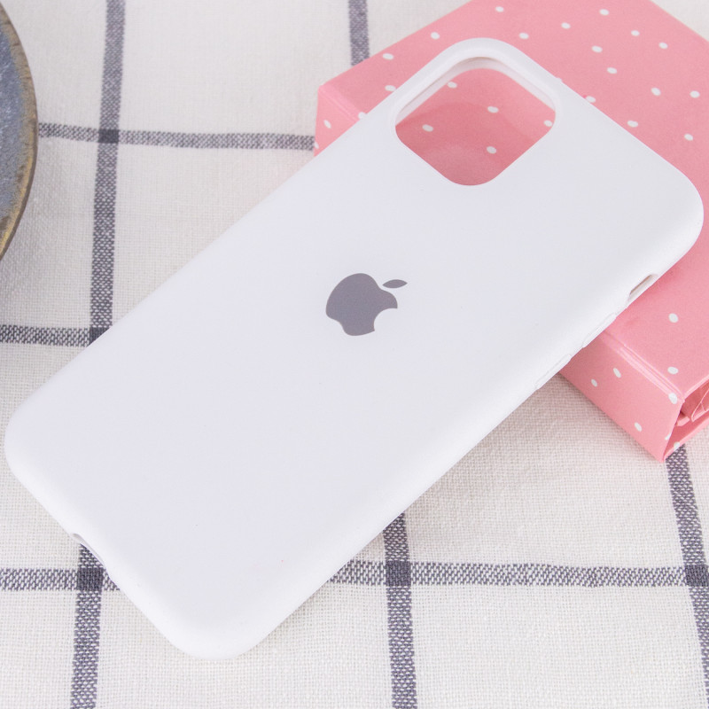 Фото Чохол Silicone Case Full Protective (AA) на Apple iPhone 11 Pro Max (6.5") (Білий / White) на vchehle.ua