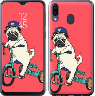 

Чохол Мопс на велосипеді на Samsung Galaxy A20e A202F 741623