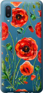 

Чехол Нарисованные маки для Samsung Galaxy A02 A022G 1633871