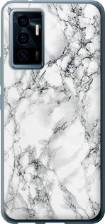 Чехол Мрамор белый для Vivo V23e