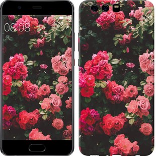 

Чехол Куст с розами для Huawei P10 Plus 639405
