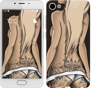 

Чохол Дівчина з татуюванням на Meizu U10 644333