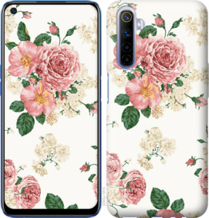 

Чохол квіткові шпалери v1 на Realme 6 920606