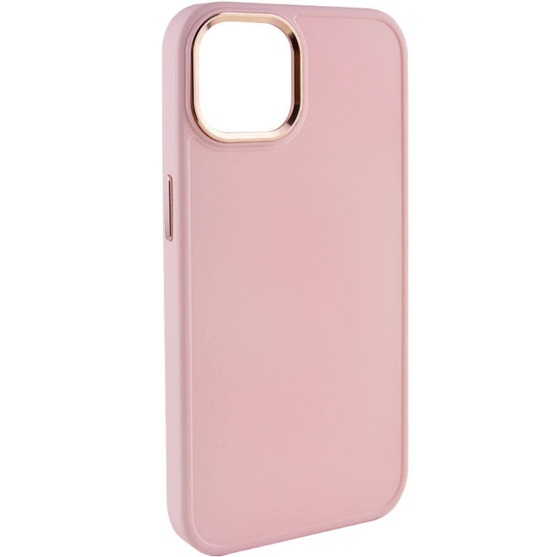 TPU чехол Bonbon Metal Style для Apple iPhone 12 Pro / 12 (6.1") (Розовый / Light pink)