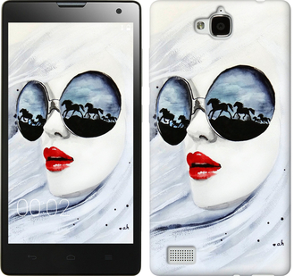 

Чохол Дівчина аквареллю на Huawei Honor 3C 89980