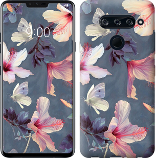 

Чохол Намальовані квіти на LG V40 ThinQ 689977