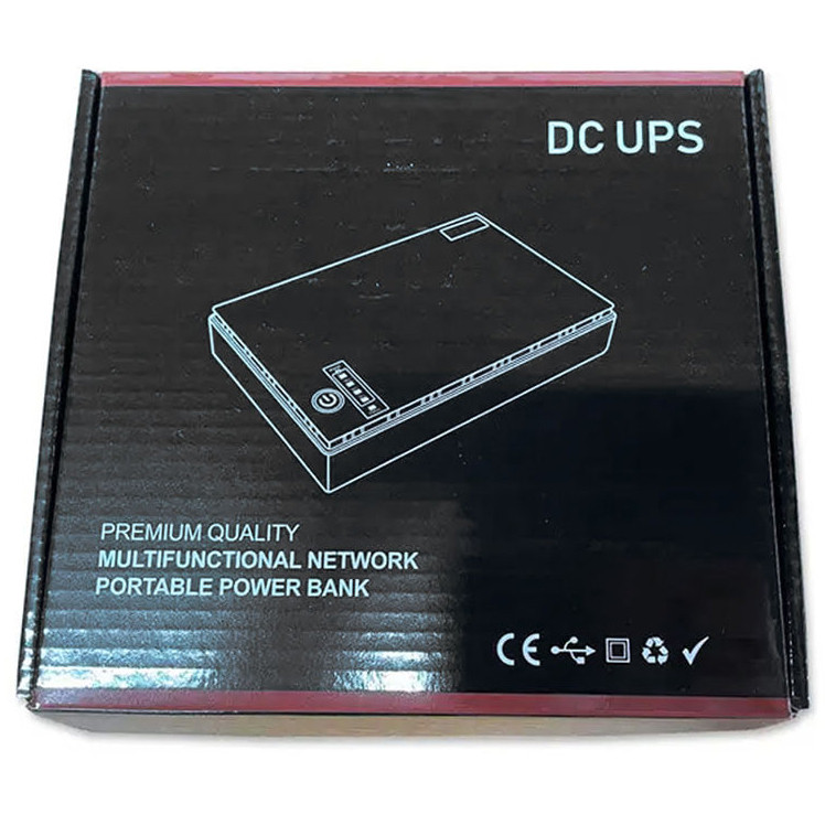 Фото Источник бесперебойного питания DC UPS для роутеров 5V/9V/12V 10400 mAh (Black) на vchehle.ua