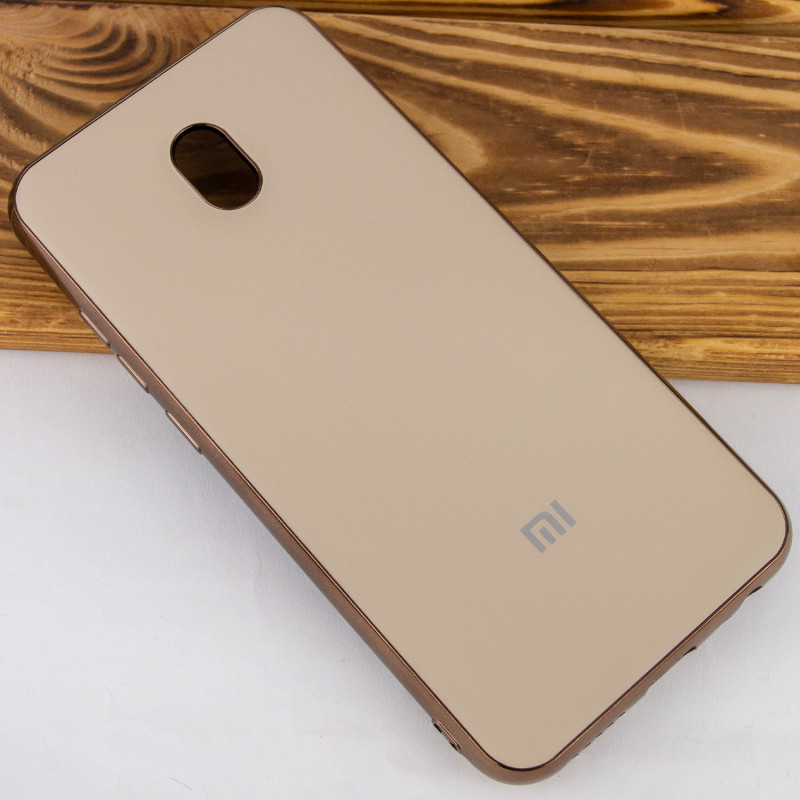 Фото TPU чехол Matte LOGO для Xiaomi Redmi 8a (Золотой / Gold) на vchehle.ua