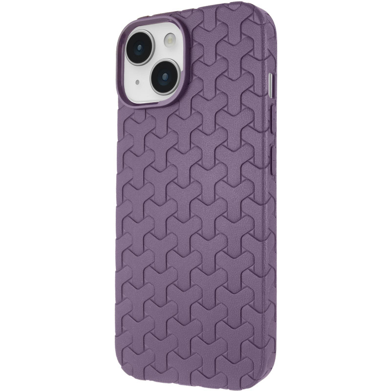 Чохол TPU Weaving на Apple iPhone 12 Pro / 12 (6.1") (Purple)
