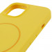 Чохол Silicone Case Full Protective (AA) NO LOGO with Magnetic Safe на Apple iPhone 14 (6.1") (Жовтий / Yellow) в магазині vchehle.ua