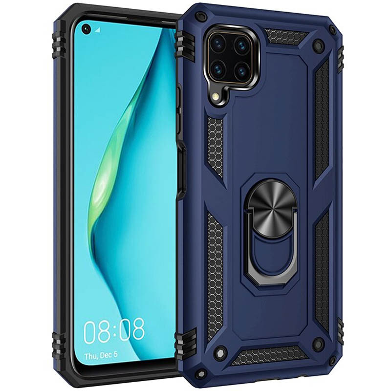 

Ударопрочный чехол Serge Ring for Magnet для Huawei P40 Lite (Темно-синий) 905790