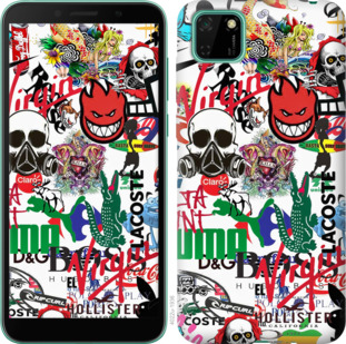 

Чохол Many different logos на Huawei Y5p 935852