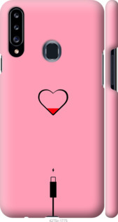 

Чехол Подзарядка сердца1 для Samsung Galaxy A20s A207F 792070