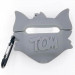 Фото Силиконовый футляр Tom & Jerry series для наушников AirPods Pro + карабин (Том/Серый) в магазине vchehle.ua