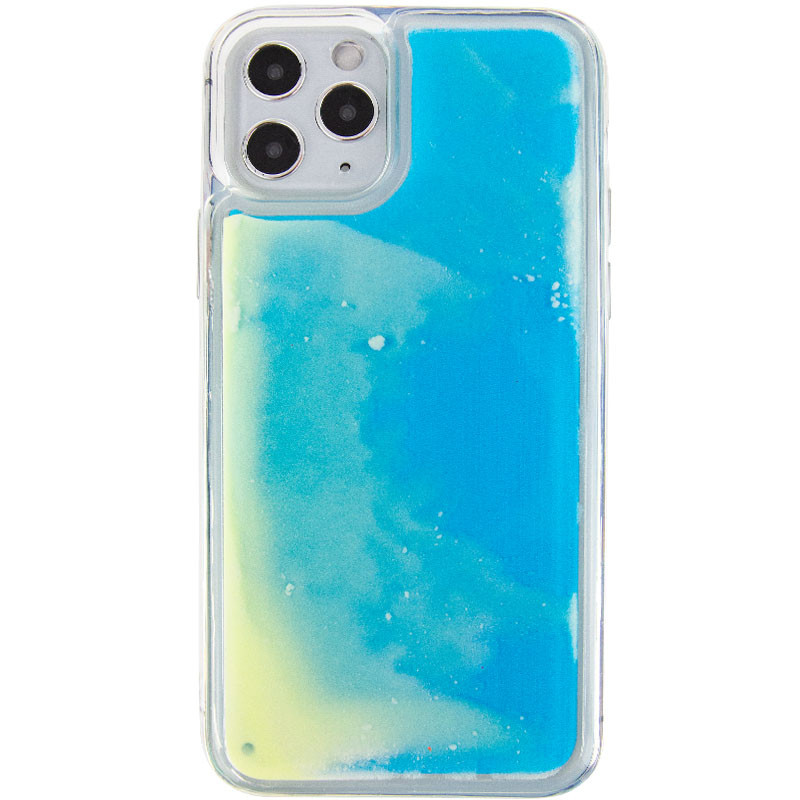 Фото Неоновий чохол Neon Sand glow in the dark на Apple iPhone 11 Pro (5.8") (Блакитний) на vchehle.ua