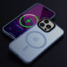 Фото TPU+PC чохол Metal Buttons with Magnetic Safe Colorful на Apple iPhone 16 Pro Max (6.9") (Блакитний) на vchehle.ua