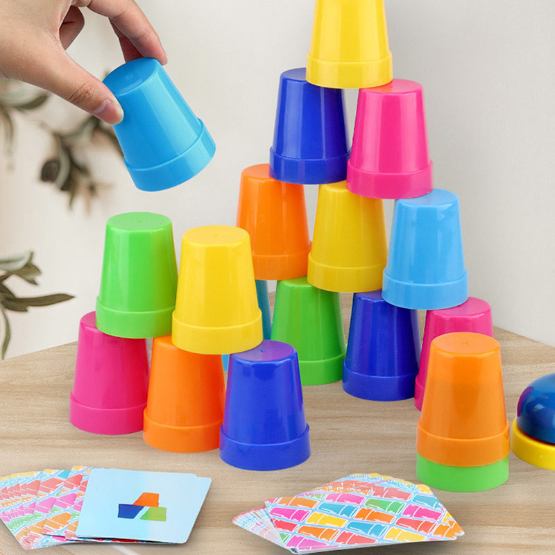 Фото Настольная интерактивная игра Ummi 22051 Quick Cups (Blue / Orange) на vchehle.ua