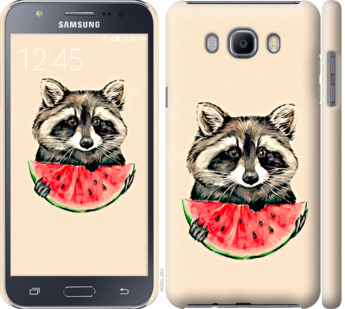 

Чехол Енотик с арбузом для Samsung Galaxy J7 (2016) J710F 799604